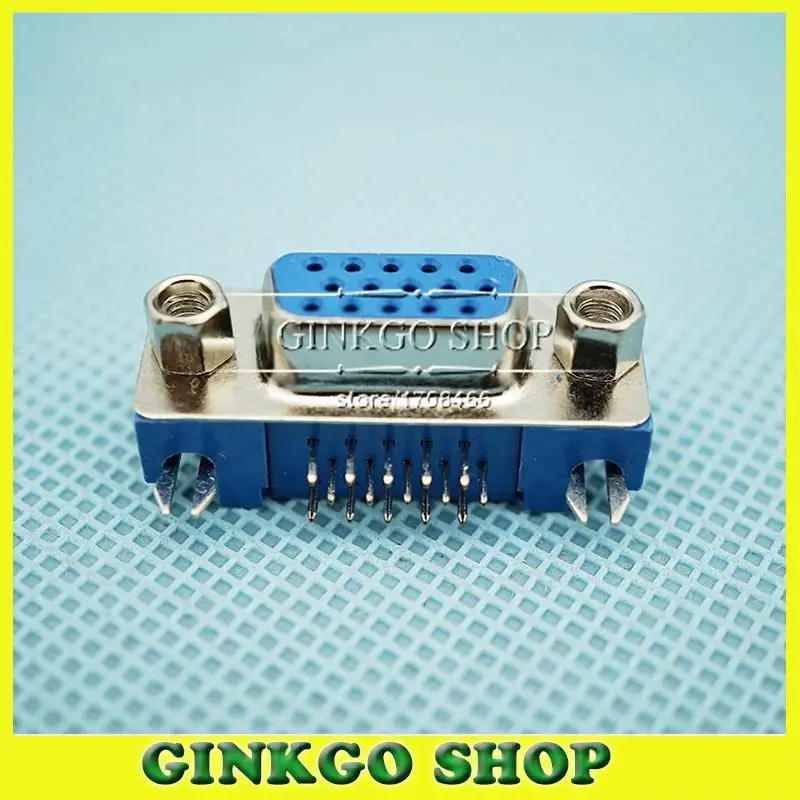 4pcs 2 Row DB9 D-Sub 9pin Female Chassis Solder Serial Port Connector for PC Use