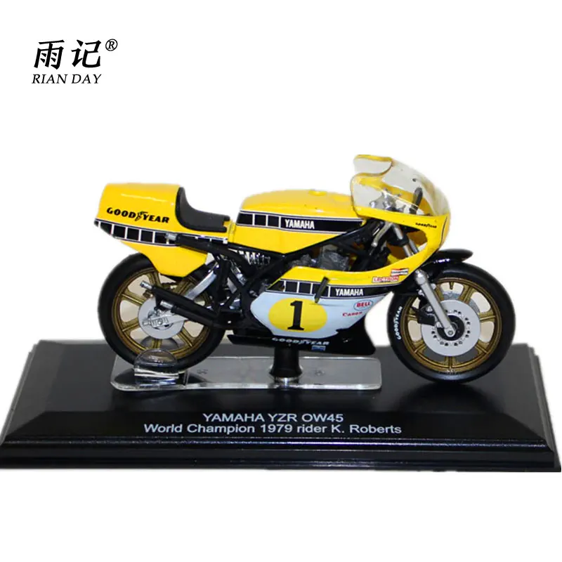 

RIAN DAY 1/22 Scale Racing Motorbike Model Toys YAMAHA YZR OW45 World Champion 1979 Diecast Metal Motorcycle Model Toy For Gift