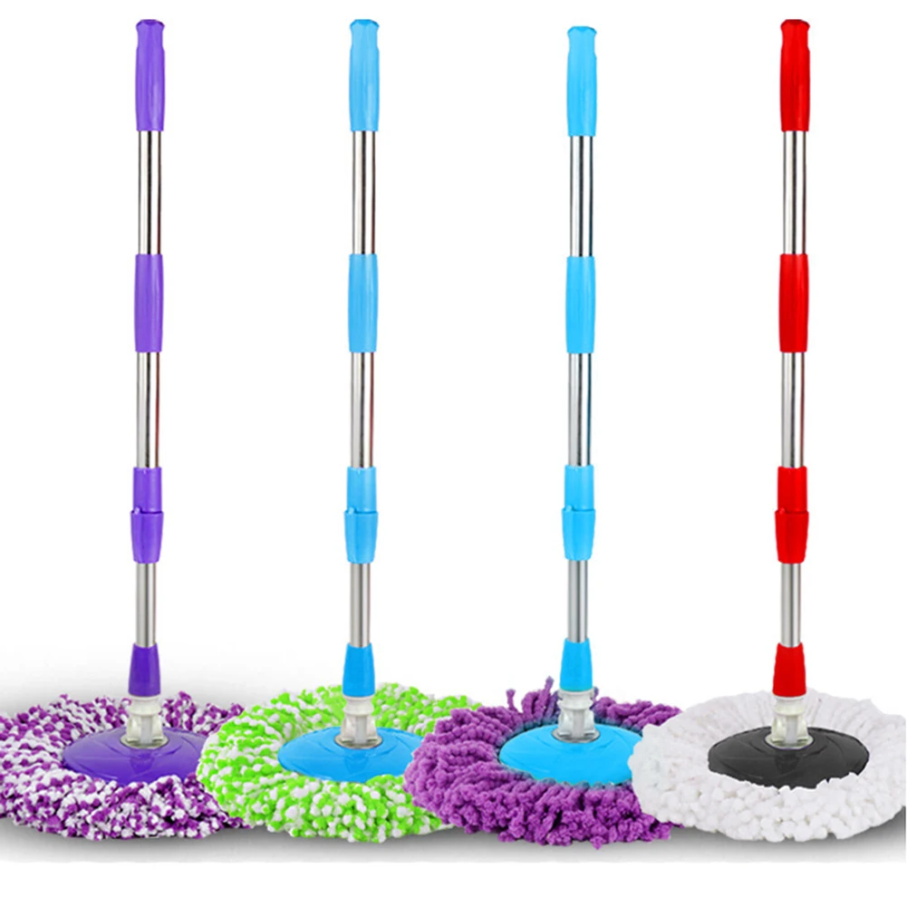 Вращающаяся Швабра замена рукоятки для пола вращающийся на 360 градусов инструмент для чистки