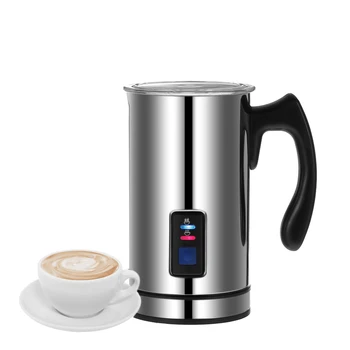 

Homgeek Stainless Steel Coffee Machine Automatic Electric Milk Frother Coffee Maker Latte Cappuccino Home Kitchen