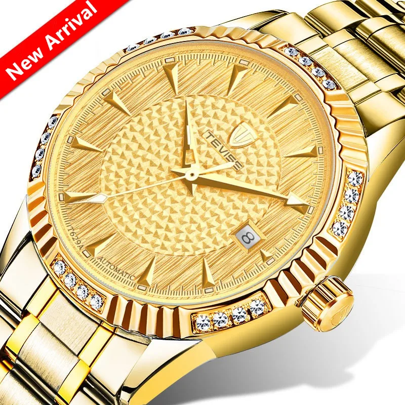 TEVISE ساعات آلية رجل الأعمال عارضة الماس ساعة رجل للماء التلقائي المعصم هدية مربع Relogio Masculino TEVISE ساعات آلية رجل الأعمال عارضة الماس ساعة رجل للماء التلقائي المعصم هدية مربع Relogio Masculino