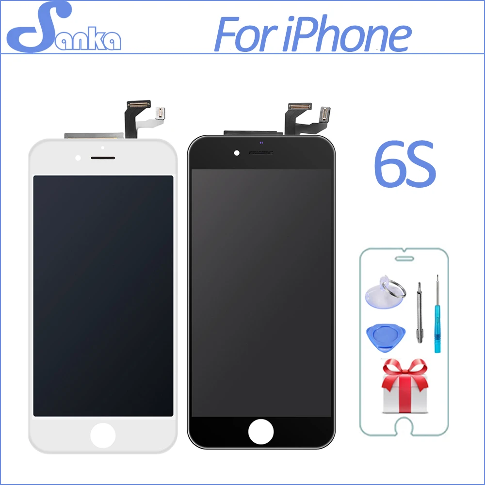 

SANKA No Dead Pixel Display For Apple iPhone 6S LCD Display Complete with 3D Touch Screen Digitizer Replacement Assembly