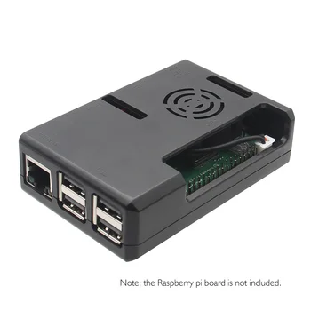 

ABS Case / Enclosure with Fan Hole For Raspberry Pi 3 Model B+ / 3B / 2B