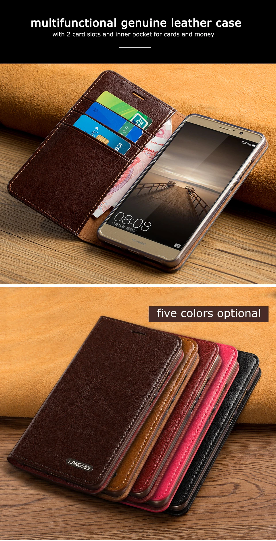 Cartão de Cera Case do Telefone Feito à Mão Luxo Flip Três Óleo Pele Telefone Coldre Formeizu Pro6 Tudo Personalizado 2 High Quality Telefonia e Comunicação