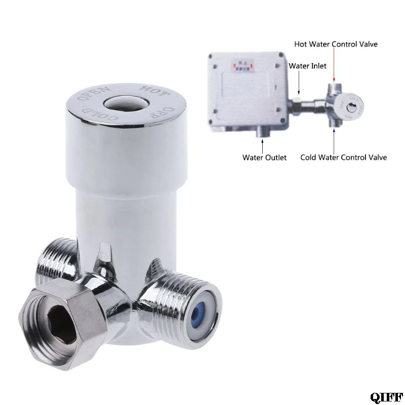 Прямая поставка и G1/" горячей и холодной воды смесительный клапан термостатический смеситель два в один из APR29