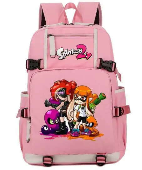 Аниме косплэй игры Splatoon 2 рюкзак для женщин школьная книга студент сумка дорожные сумки Splatoon рюкзаки для девочек подростков - Цвет: 6