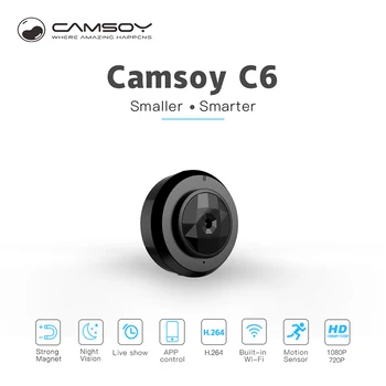 

C6 Mini Camera Wifi IP Wireless Control with Multipurpose For Recording Video 720P HD Resolution and Motion Dtection DVR P2P Cam