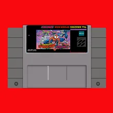 Потрясающий человек-паук The Lethal Foes 16 бит большая серая игровая карта для США NTSC игровой плеер