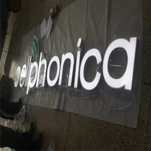 Factoy Outlet Alibaba Express горячий акриловый знак со светодиодной подсветка подсвечиваемая рекламная буквы
