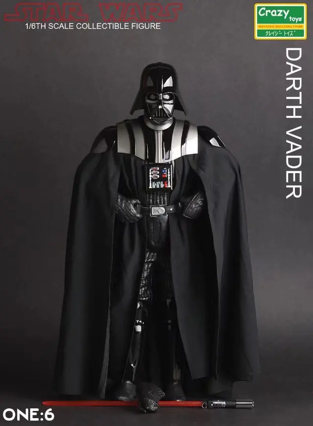 

Crazy Toys Star Wars Darth Vader 1/6th Scale Collectible Toy 12" 30cm