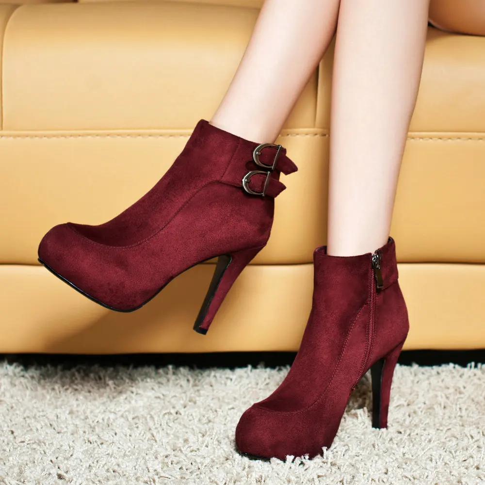 womens black dress ankle boots