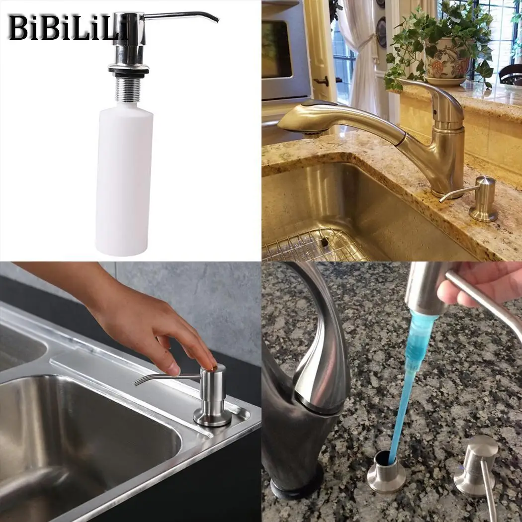 

Practical 11kg Sink Bottle for White Silver Storage Holder Soap Liquid Bathroom Dispenser 0 Lotion