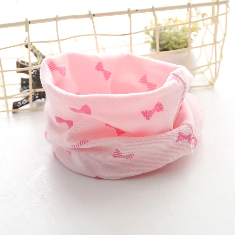 New Warm Cotton Baby Scarf Winter Autumn Baby Bibs Cute Cartoon Newborn Baby Boy Girl Scarf Collar Neck Scarf for Kids Children