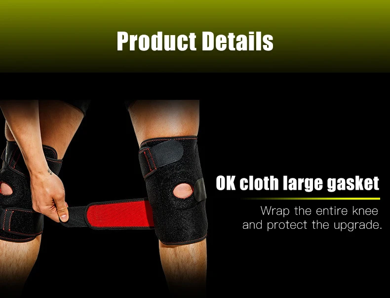 Регулируемый двойной стальной поддерживающий спортивный наколенник для фитнеса наколенник поддержка колена артрит наколенник компрессионный наколенник защита колена