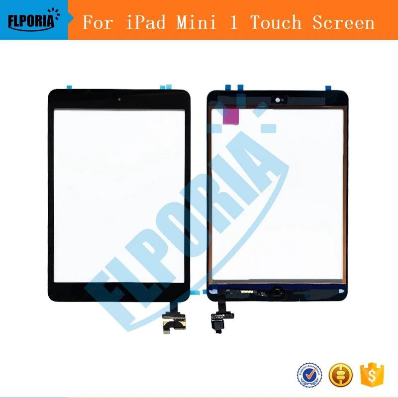 New Touch Screen Digitizer Glass Assembly and Home Key for iPad Mini 1 or 2 