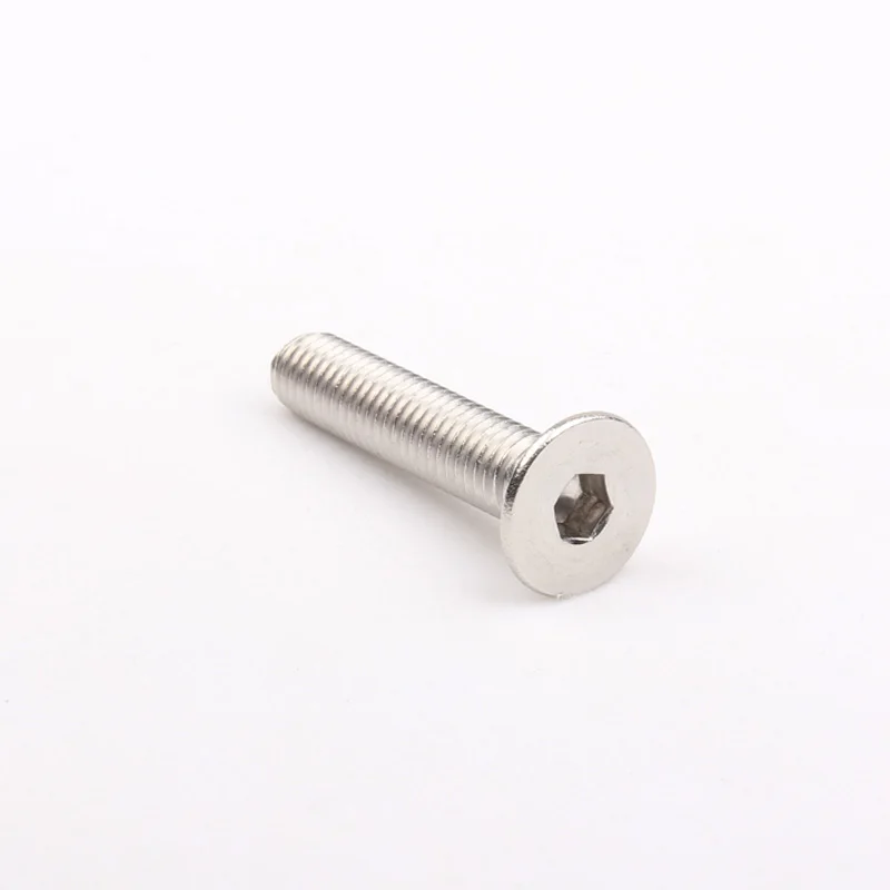 50pcs/lot DIN7991 M3*4/5/6/8/10/12/14/16/20/25/30 M3 A2 Hex socket flat head countersunk toy CSK screw