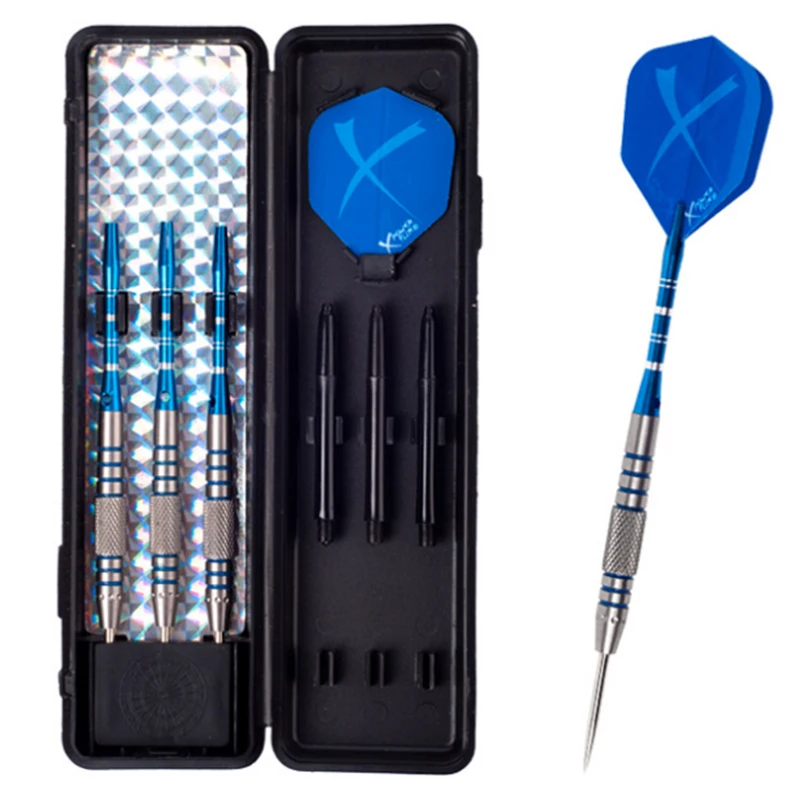 

3pcs/Set Darts Tungsten Steel Tips Professional 22g Tungsten Dart Bars Metal Darts Shaft With Blue Darts Flight