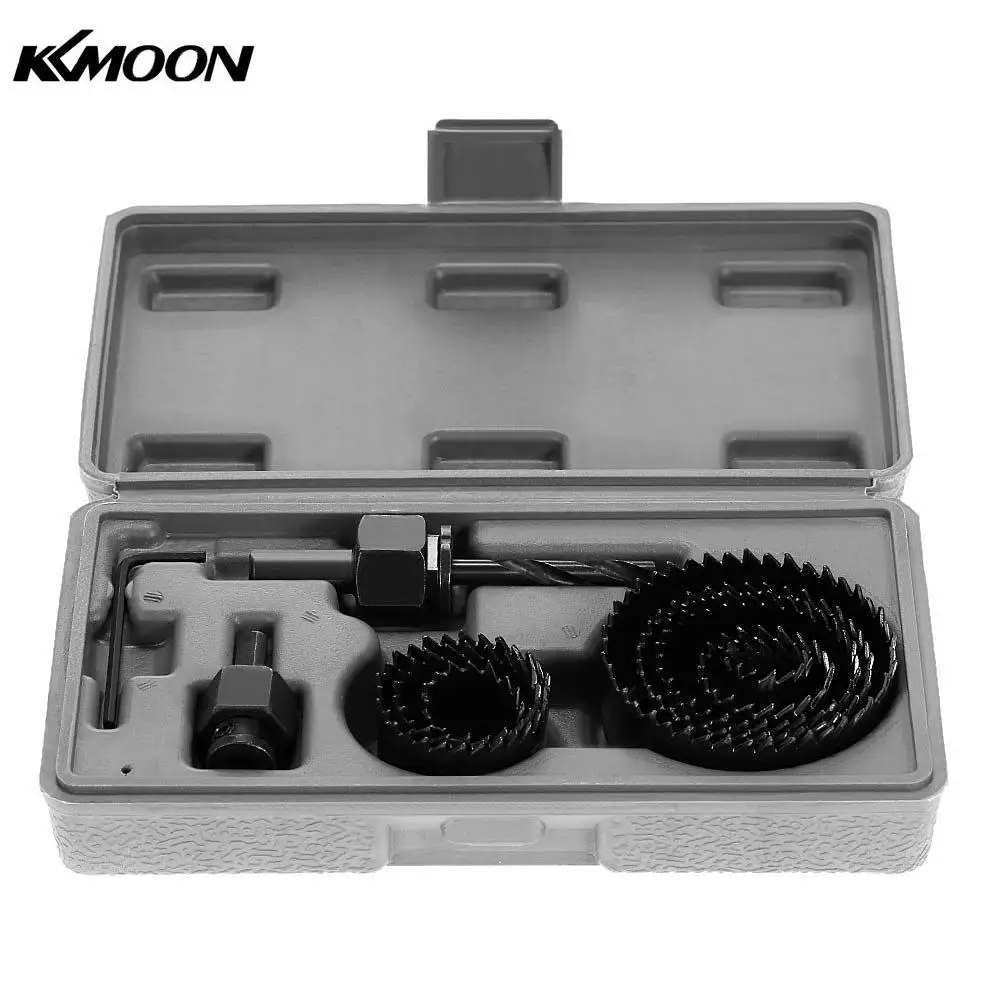 

11pcs Hole Saw Cutting Set Kit Drilling Tool Wood Metal Cutter 19-64mm high quality Mandrels Saws Core Drill Bits Woodworking