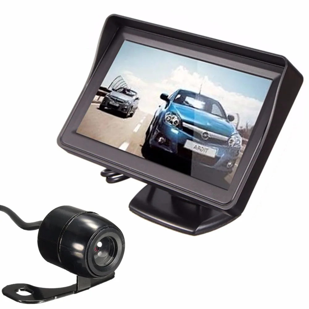 

dash cam 5 Inch Car Monitor TFT LCD 5" HD Digital 16:9 800*480 Screen 2 Way Video Input For Reverse Rear View Camera DVD VCD