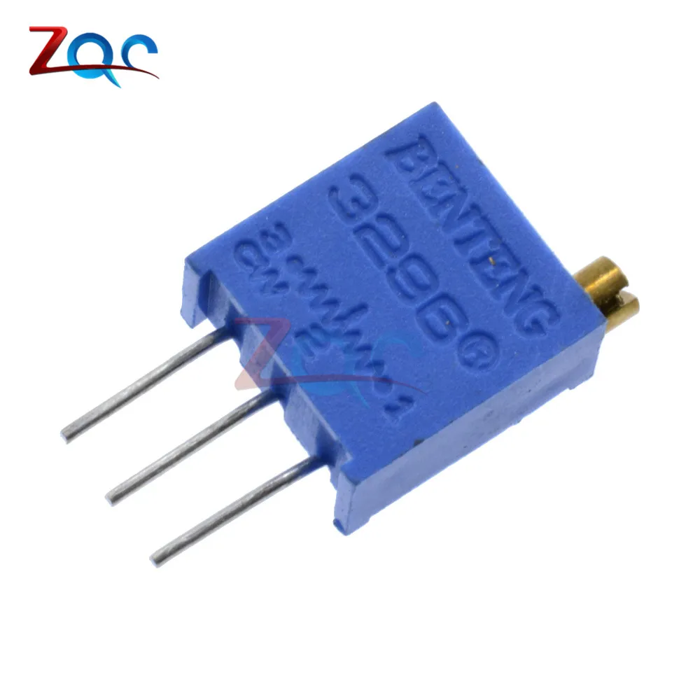 10Pcs 3296W-502 3296 W 5K ohm Trim Pot Trimmer Potentiometer Top