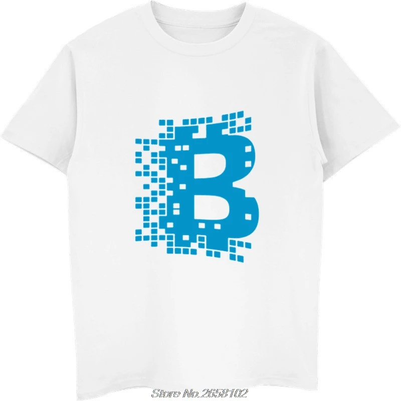 cryptocurrency T shirt men tee shirt homme fashion Ethereum bitcoin printed t-shirt O-Neck white TShirts male Top Tees harajuku