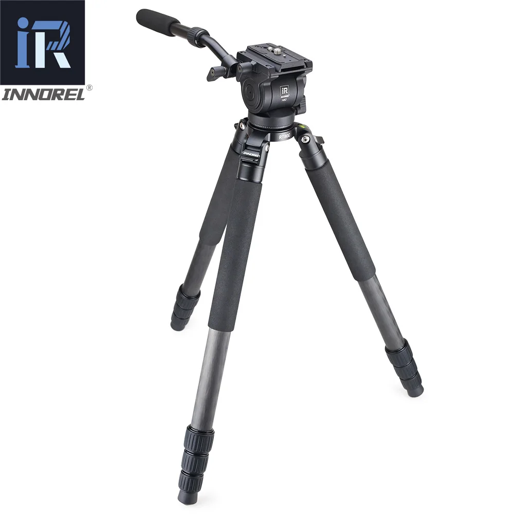  RT80C Professional carbon tripod for DSLR camera video camcorder Heavy duty 20kg max load bowl trip