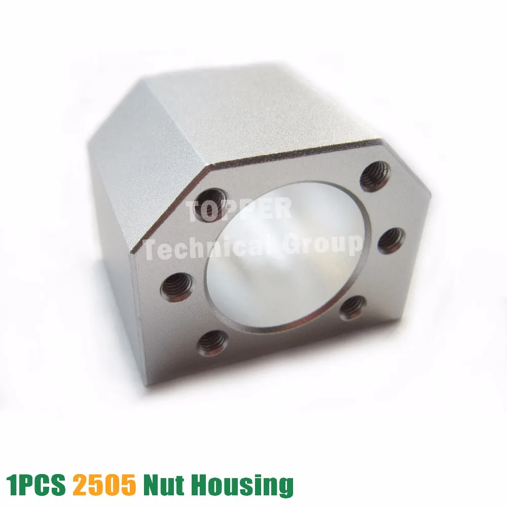 

1pcsDSG25H High Quality for SFU2505 2510 25mm Ballscrew Nut Housing Holder DSG25H Aluminium Alloy Material CNC parts