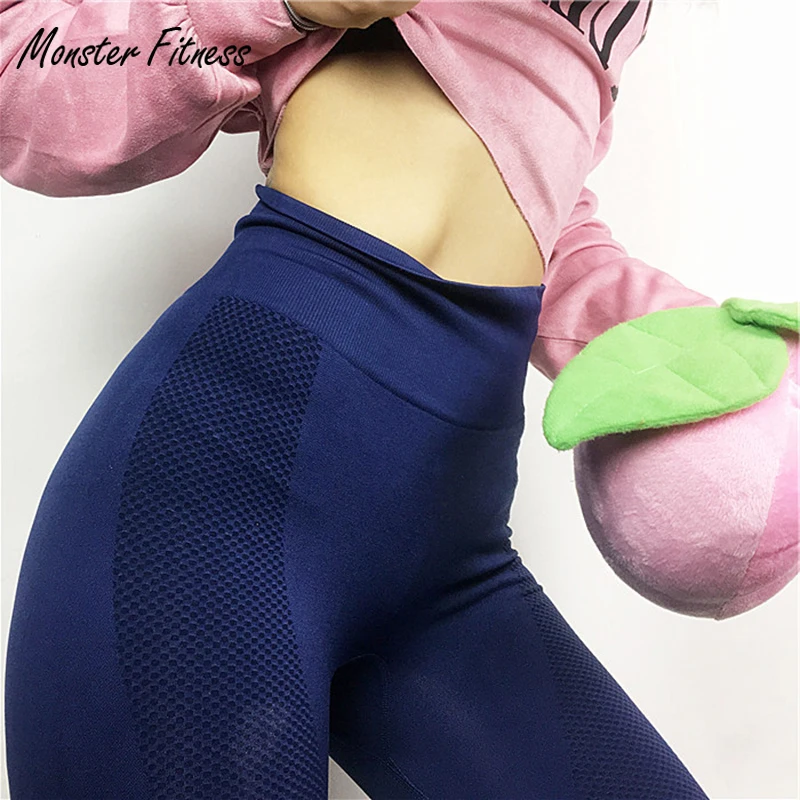 

Monster 2018 Summer Sport Leggings Women Yoga Pants High Waist Push Up Gym Running Workout Fitness Yoga Sport Leggings For Women
