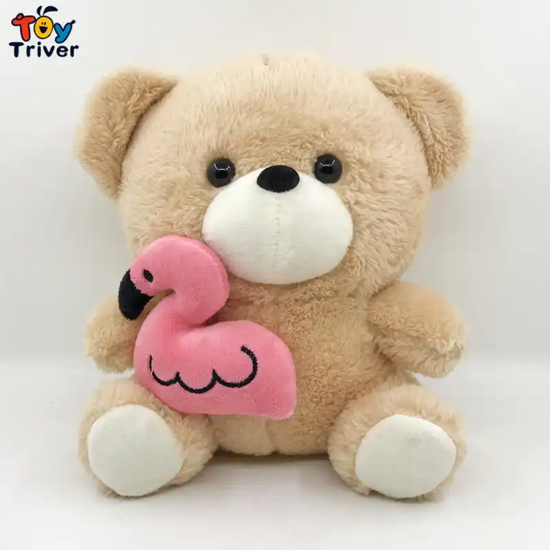 flamingo teddy bear