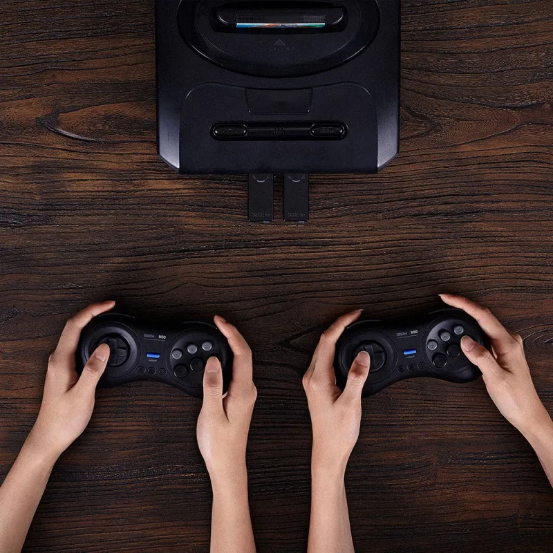 8bitdo M30 Беспроводной Bluetooth геймпад для sega бытие Мега Тип укрепления игровой контроллер штрих-кода с приемником для консольный переключатель Nintendo