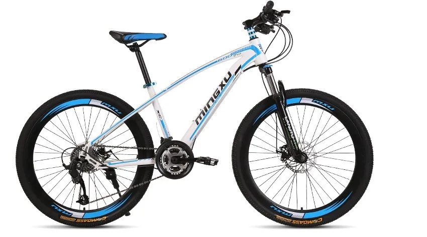 Горный велосипед высокоуглеродистая стальная рама 21-speed 26-Inch 30-Spoke Wheel Adult Cross-Country