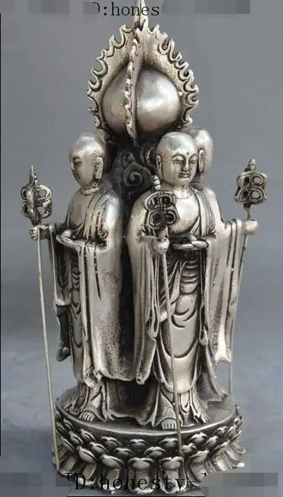 Тибетский буддийский храм серебряная статуя Будды|statues gods|buddha statue woodbuddha brass |