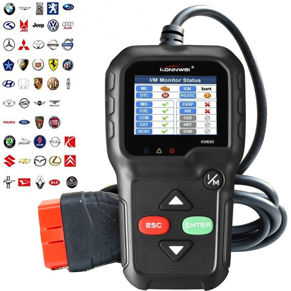 Professional OBD2 Scanner Car Diagnostic Scanner code Reader Gas Diesel Analyzer Automotive Scan TooL (2018 New Version) Professional OBD2 Scanner Car Diagnostic Scanner code Reader Gas Diesel Analyzer Automotive Scan TooL (2018 New Version)