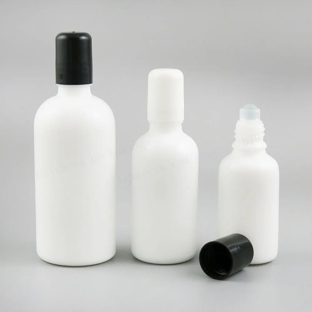 200 x Refillable High Quality 30ml 50ml 100ml Natural White Roll on