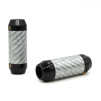 

DIY Coaxial Power Cable 4x11MM Audio Cable Ring Carbon Fiber Core Ring For Audio Video