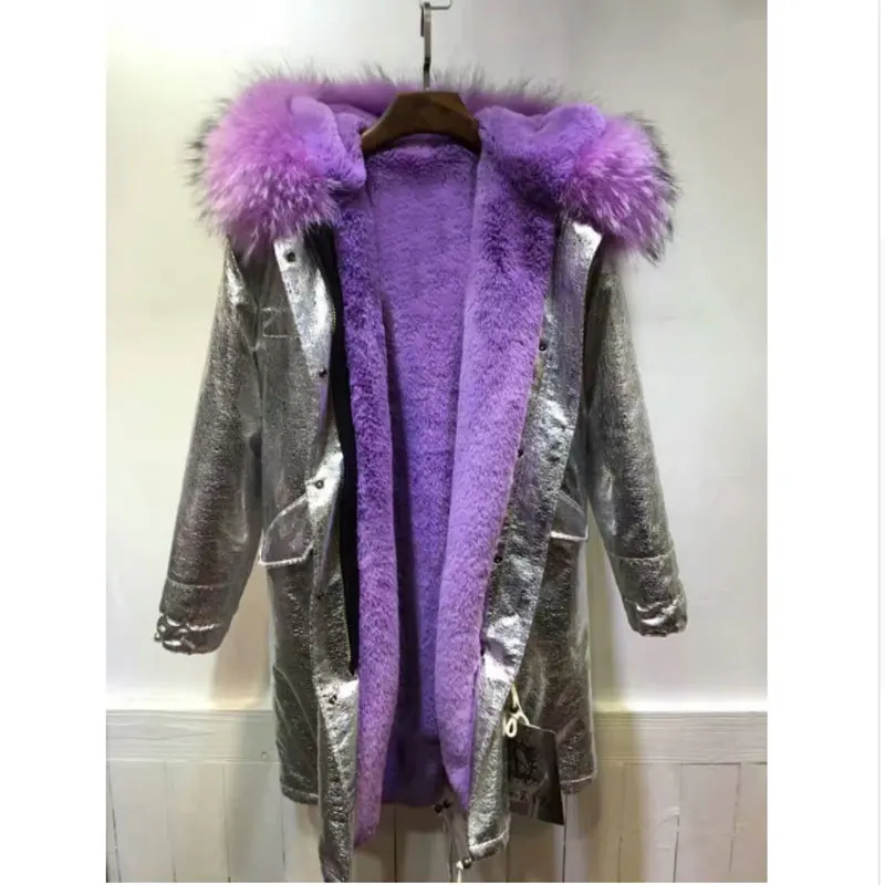 Astrid Blusa, высокое качество, модная теплая Женская Длинная зимняя куртка, парка с меховым воротником, Золотое длинное пальто с меховой подкладкой, зимняя верхняя одежда