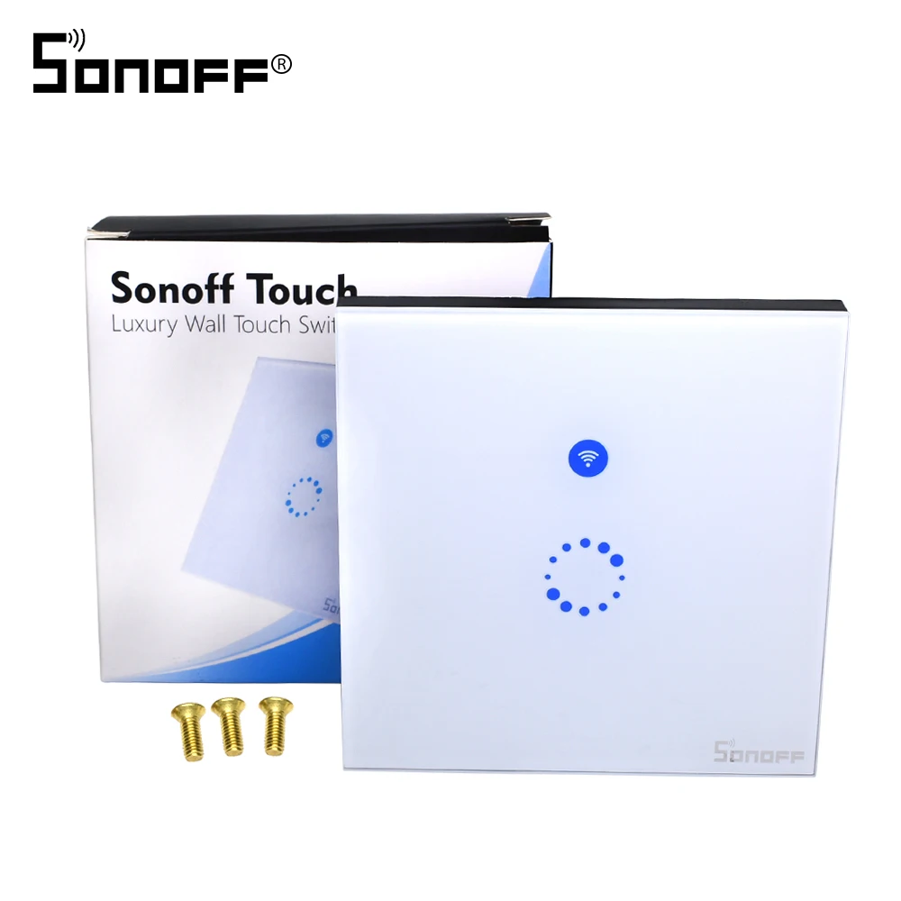 Aliexpress Com Buy Itead Sonoff Touch Wall Wireless Wifi Switch Eu Plug Led Lights Remote