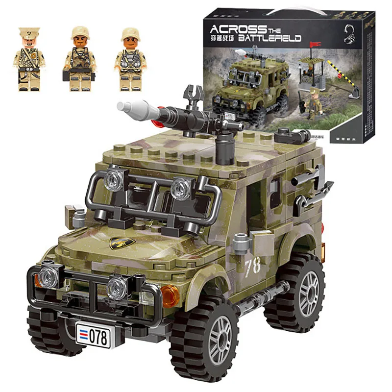 

City Police Series Building Blocks Vehicle Car Helicopter playmobil DIY Creator Bricks Compatible with gift toys for boy