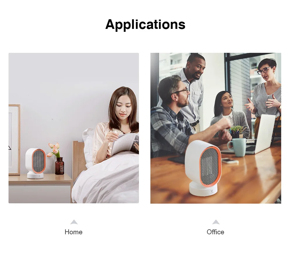 11 VIO mi маленький вентилятор для обогрева теплого воздуха yun mi радиатор персональный маленький mi ni портативный удобный PTC War mi ng инструмент mi домашний офис