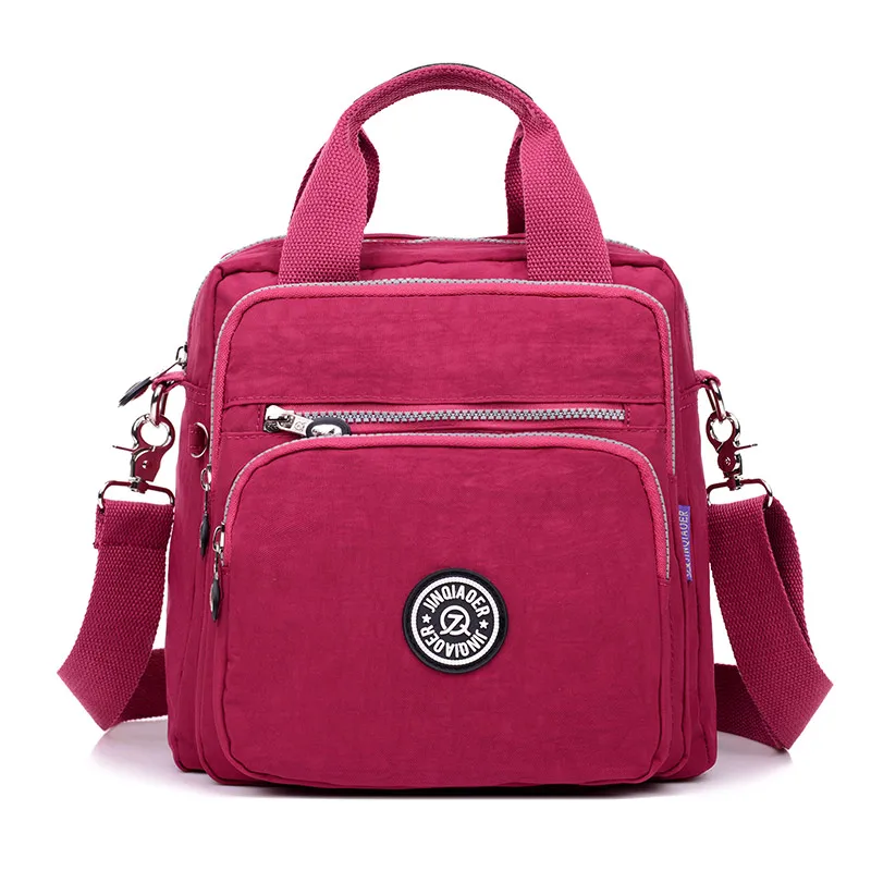 Prix pour Femmes Messager Sac Dames Bandoulière Sacs À Main En Nylon Imperméable Poche À Fermeture Éclair Solides Sacs à Bandoulière Dame Fourre-Tout Prix pour Femmes Messager Sac Dames Bandoulière Sacs À Main En Nylon Imperméable Poche À Fermeture Éclair Solides Sacs à Bandoulière Dame Fourre-Tout