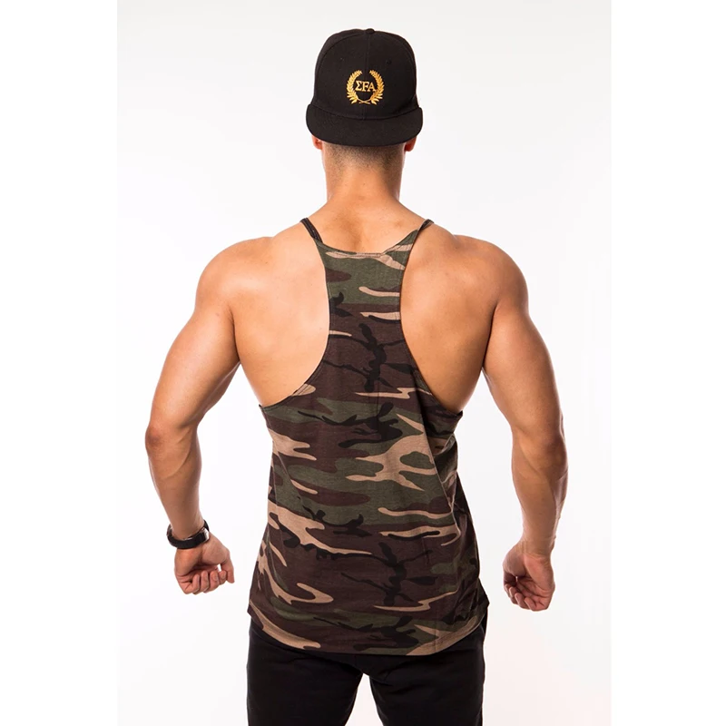 gym vest fitness sport wear men's shirt (4)