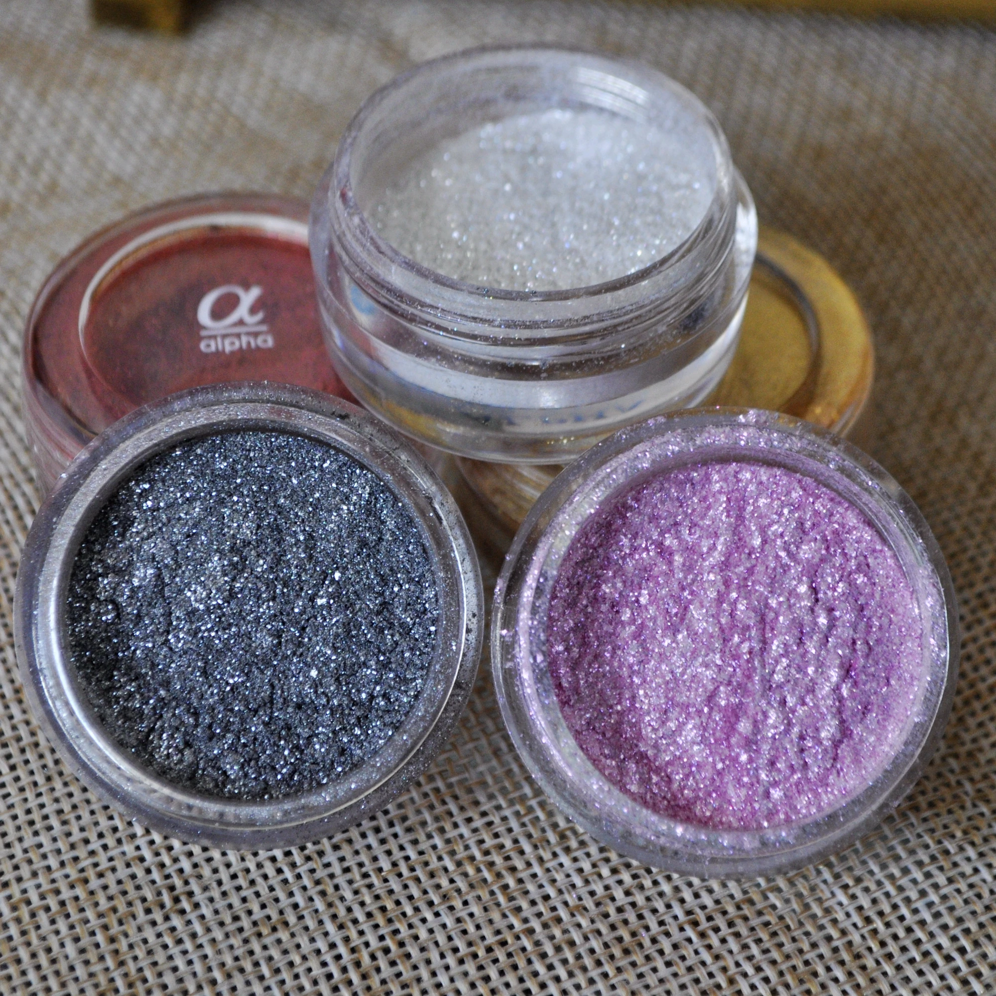 purple silver eyeshadow