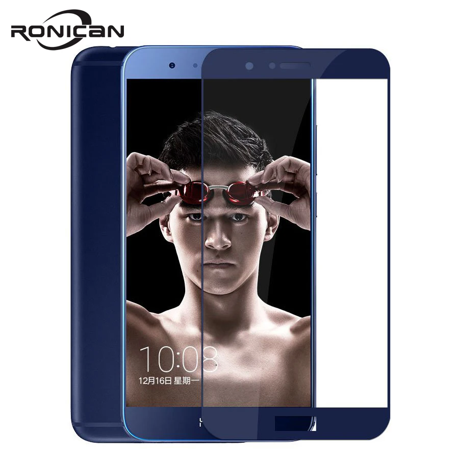 Закаленное стекло для Honor 8 Pro Huawei honor V9 защита экрана с полным покрытием 5 7 дюйма