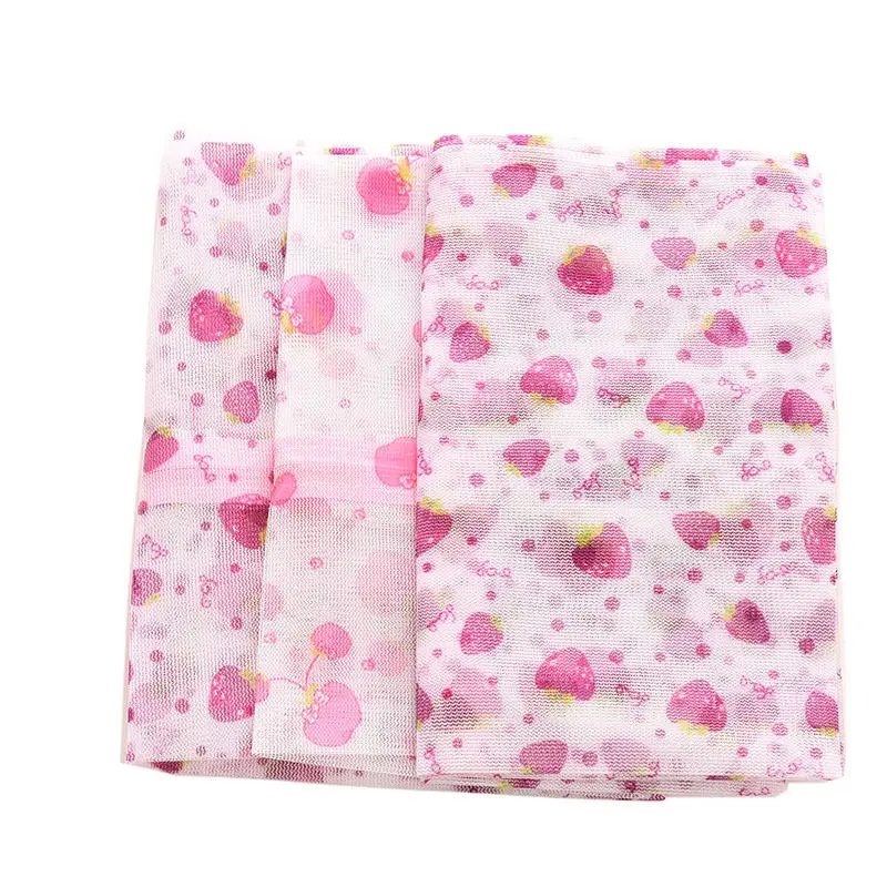 1 PCS Cartoon Print Women Hosiery Bra Washing Lingerie Wash Protecting Mesh Bag Aid Laundry Saver 3 Size Laundry Bags
