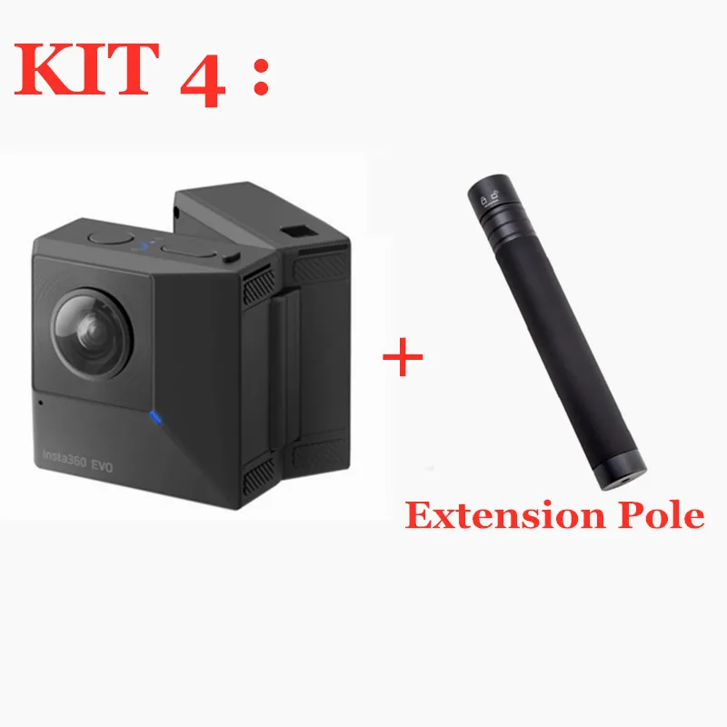 Insta360 EVO 360 VR панорамная 3D камера 5,7 K видео экшн мини-камера для Android и iPhone селфи-палка vs Insta360 ONE X