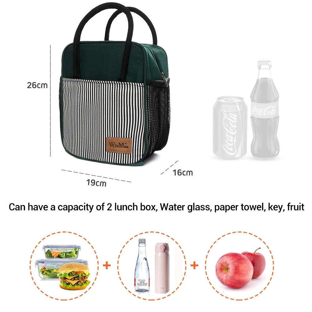 Winmax новая сумка-холодильник для обеда для женщин и детей, сумки-холодильники для прогулок и прогулок, термоизоляционные сумки для пикника, Bolsa Termica