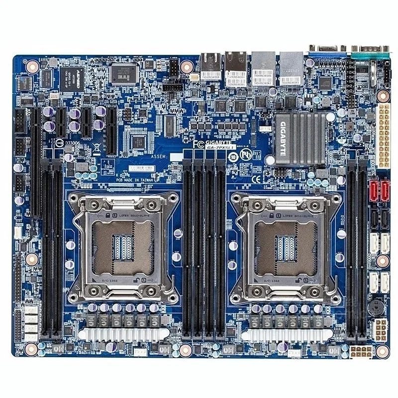 Оригинальная б/у для Intel C602 материнская плата для Gigabyte GA-7PXSL1 LGA2011 DDR3 четыре Gigabit LAN SATA3 Поддержка E5-1600 2600 1600 V2