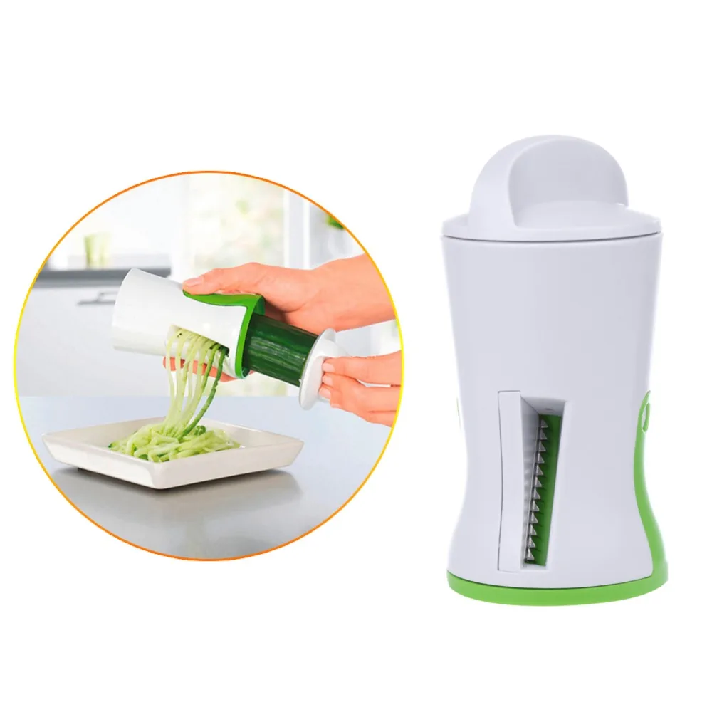 

New Vegetable Spiralizer Handheld Spiral Cutter Graters Carrot Carrot Cucumber Courgette Slicer Spaghetti Pasta Kitchen Cooking