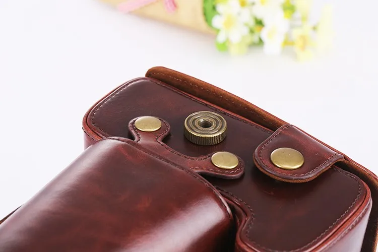 New Retro Vintage PU Leather Camera case For Nikon D3100 D3200 D3300 cover pouch bag Fit 18-55mm 18-105mm Lens