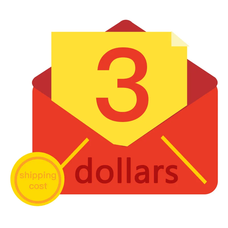 

Extra Fee for shipping cost with amount of 3 dollars